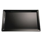 Plateau en mélamine APS Pure noir GN1/1