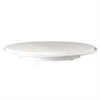 Plat à gâteau en mélamine APS Pure blanc