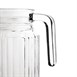 Pichet rainuré en verre Olympia (Lot de 6)