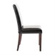Chaises en simili cuir Bolero noires (Lot de 2)