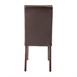 Chaises en simili cuir Bolero marron foncé (Lot de 2)