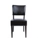 Chaises confortables en simili cuir Bolero marron foncé (Lot de 2)