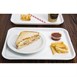 Plateau fast food en polypropylène blanc Kristallon Olympia