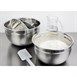 Bassine acier inoxydable fond silicone Vogue 5L