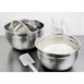 Bassine acier inoxydable fond silicone Vogue 8L