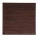 Plateau de table carré Bolero marron foncé