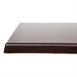 Plateau de table carré Bolero marron foncé