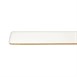 Plateau de table carré Bolero blanc cassé 700mm