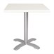 Plateau de table carré Bolero blanc cassé 700mm