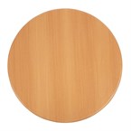 Plateau de table rond Bolero effet hêtre 600mm