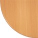 Plateau de table rond Bolero effet hêtre 600mm