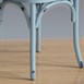 Chaises en bois patiné avec dossier croisé Bolero bleues (Lot de 2)