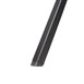 Table bistro carrée en acier ajouré Bolero noire 700mm
