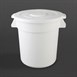 Conteneur rond blanc Vogue 38L