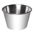 Pots à sauce en acier inoxydable Olympia 70ml (Lot de 12)