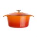 Grande cocotte ronde orange Vogue