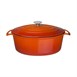 Grande cocotte ovale orange Vogue 6L