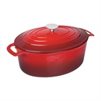 Grande cocotte ovale rouge Vogue 6L