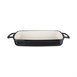 Plat en fonte rectangulaire Vogue noir 2,8L