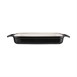 Plat en fonte rectangulaire Vogue noir 2,8L