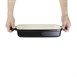Plat en fonte rectangulaire Vogue noir 2,8L