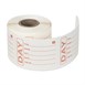 Etiquettes alimentaires solubles Hygiplas (Lot de 250)