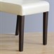 Chaises en simili cuir Bolero crème (Lot de 2)