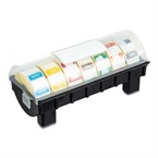 Etiquettes amovibles code couleur avec distributeur Hygiplas 24mm