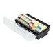 Etiquettes amovibles code couleur avec distributeur Hygiplas 24mm