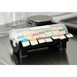 Etiquettes amovibles code couleur avec distributeur Hygiplas 24mm