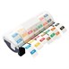 Kit étiquettes alimentaires solubles code couleur et distributeur plastique Hygiplas 24mm