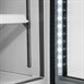 Vitrine réfrigérée négative deux portes avec bandeau lumineux Polar Série G 920L