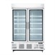 Vitrine réfrigérée négative deux portes avec bandeau lumineux Polar Série G 920L