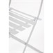 Chaise de terrasse pliantes en acier gris Bolero (lot de 2)