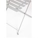 Chaise de terrasse pliantes en acier gris Bolero (lot de 2)