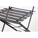 Chaises de terrasse pliantes en acier Bolero noires (Lot de 2)