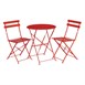 Chaises de terrasse en acier Bolero rouges (Lot de 2)