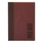 Protège-menus contemporain Securit rouge foncé