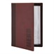 Protège-menus contemporain Securit rouge foncé