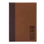 Protège-menus contemporain Securit marron clair