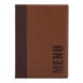 Protège-menus contemporain Securit marron clair