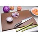 Planche à découper haute densité Hygiplas marron