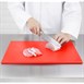 Planche à découper haute densité Hygiplas rouge