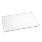 Planche à découper haute densité Hygiplas blanche
