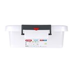 Conteneurs alimentaires avec couvercles et clips code couleur Araven