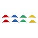 Conteneurs alimentaires avec couvercles et clips code couleur Araven