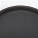 Plateau rond antidérapant en fibre de verre noir Olympia Kristallon