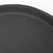 Plateau rond antidérapant en fibre de verre noir Olympia Kristallon