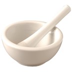 Pilon et mortier en porcelaine Vogue 115mm
