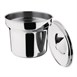 Pot à bain-marie rond avec couvercle Vogue